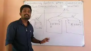 Considering Factors when connecting two Generators in Parallel