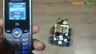 DTMF controlled Pick n Place Robot