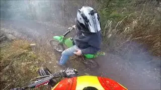 SSR 125 trail ride with baja dr90