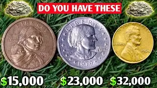 Top 3 Rare U.S. Coins Worth BIG Money! | 2000 P $1, 1979 P Susan B. Anthony, 1964 SMS Penny Value