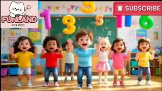 123 Learning| Kids learning song| 123 study videos|Mathematics| Funland for Kids-n 