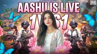 Aashu is Live 🌹 1v1 custom ।। PUBG BGMI NEW ।। 4.2 UPDATE 🔥🔴