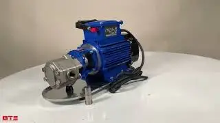 Stainless steel gear pump for pumping viscous liquids WCB-50/220V 50Hz 25 l/min 0.55 kW 1400 rpm