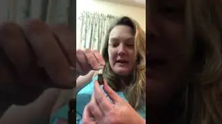 Using a Young Living essential oil sample bottle