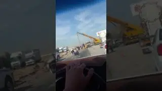 accident in erbil kirkuk Road .