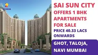 Paradise Sai Sun City |☎️ 7428091724 | 1 BHK Apartments For Sale in Ghot, Taloja, Navi Mumbai