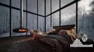 Cozy Snowfall Bedroom/ Relaxing Room Ambience