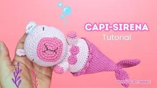 CAPTAIN MERMAID Tutorial - Amigurumi - Video Pattern English-Spanish