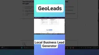 Geoleads - Find Local Leads Fast