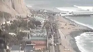 Lima, Peru 1998 Lighthouse and coast line beaches