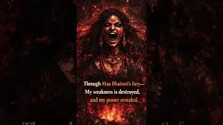 Maa Bhairavi Awakens Your Fierce Inner Power🔥#Shakti #god #divine #affirmations #tantra #protection