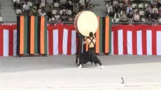 蓮風RENPU　友岡宣仁　大太鼓ソロ演奏 taiko　