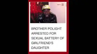 Brother Polight RESPONDS TO 17 YEAR STATE SENTENCE