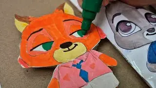 DIY Zootopia2 Fidget Board ASMR