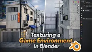 How to Texture a Game Environment in Blender (Beginner to Pro)