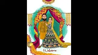 Love Animated Wedding Invitation Pakistani Card