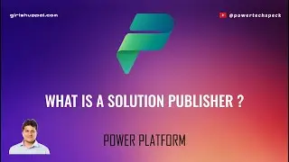 Solution Publisher in Power Platform