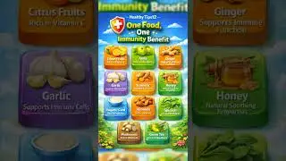 One Food One Immunity Benefit 🛡️ | Best Foods to Boost Immunity Naturally 🌿 | Healthy Tips12