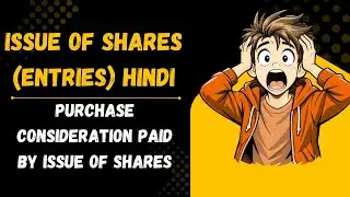 Issue of shares|journal entries| Purchase consideration paid by issue of shares| onion classes 