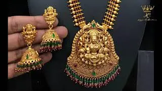 Temple Designer Laxmi Neckchain at Aigiri Collections