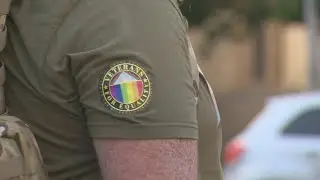 Veterans for Equality provide protection for LGBTQ activists