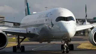 [AIRLINERS LIVE] Strong Winds! Plane Spotting - Manchester Airport