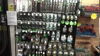 Selection of wares at Birds Tackle in Ipswitch