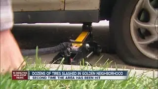 Vandals slash tires in Golden -- Again!