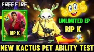 අලුත්ම EP මැෂිම | Free Fire OB38 New Pet Kactus Ability Test 2023 | FF OB38 Update Full Review 2023