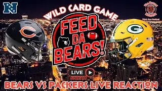 Bears vs Packers NFC Wildcard Game (Live Reaction) 📱