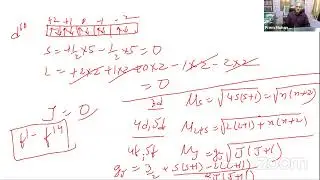 Calculation of S, L and J value, B. Sc. Part-III