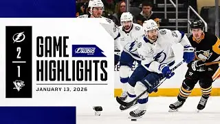 Lightning vs. Penguins | Lightning Radio Highlights | January 13, 2026