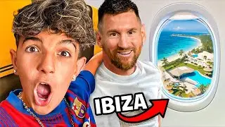 VOY con el NIÑO MESSI a la CASA DE MESSI DE IBIZA…