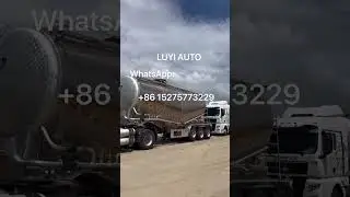 Custom-made 3-axle aluminum alloy 50 cubic meter powder tanker semi-trailer for Ethiopian customers