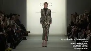 DAWID TOMASZEWSKI X PATRIZIA ARYTON - MERCEDES-BENZ FASHION WEEK BERLIN AW17