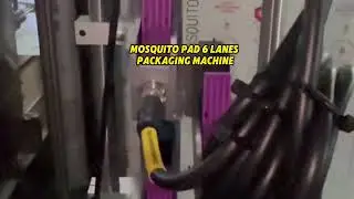Mosquito pad 4-side sealed packaging machine 5 lines at high speed | SAYOK #manufacturer