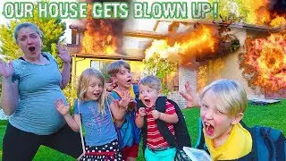 Our House Got Blown Up! Suspenseful Escape From Danger! / The Beach House