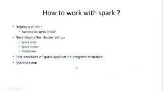 2. Apache Spark - Hadoop cluster set up in GCP Dataproc