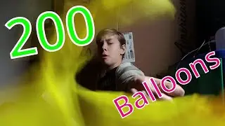 POPPING 200 BALLOONS WITH MY BARE HANDS!