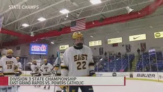 East Grand Rapids hockey drops state title game to Powers Catholic 3-2