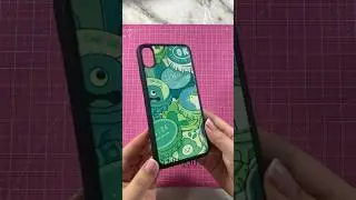 Make a phone case with me!💚✨ @Cricut #cricut #craft #phonecase #explore #foryou #shorts