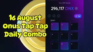Onus Tap Tap 16 August Daily Code Today #airdrop #tap2earn #onus