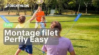 TUTO - Comment monter son filet easy net/set discover 3 m&egrave;tres Perfly 🏸 | Decathlon