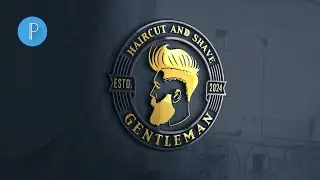 Barber shop logo design | Barber shop logo design in pixellab | Professional logo design pixellab