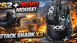 Testei o novo mouse Attack Shark X3 e AMASSEI NO CS2!!!