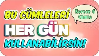 Her Gün Kullanabileceğim 6 Korece CÜMLE! 😎