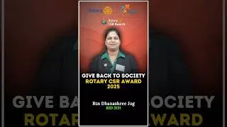 Give Back to the Society at Rotary CSR Awards 2025 #csrawards #business #shorts