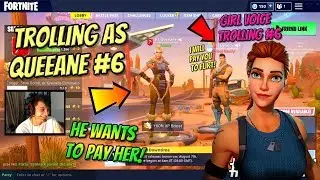 Girl Voice Trolling As The Missing Fortnite Girl #6 Queeane Found A BoyFriend! *Landon Got Trolled!