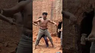 New trending video, this is fitness Sariya content, Dehati bodybuilder 💪🏻#funny #viral #comedy ￼