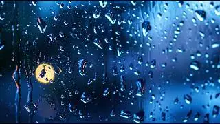 Rain Sound On Window with Thunder SoundsㅣUltimate Stress Relief, Deep Sleep, Meditation, Yoga